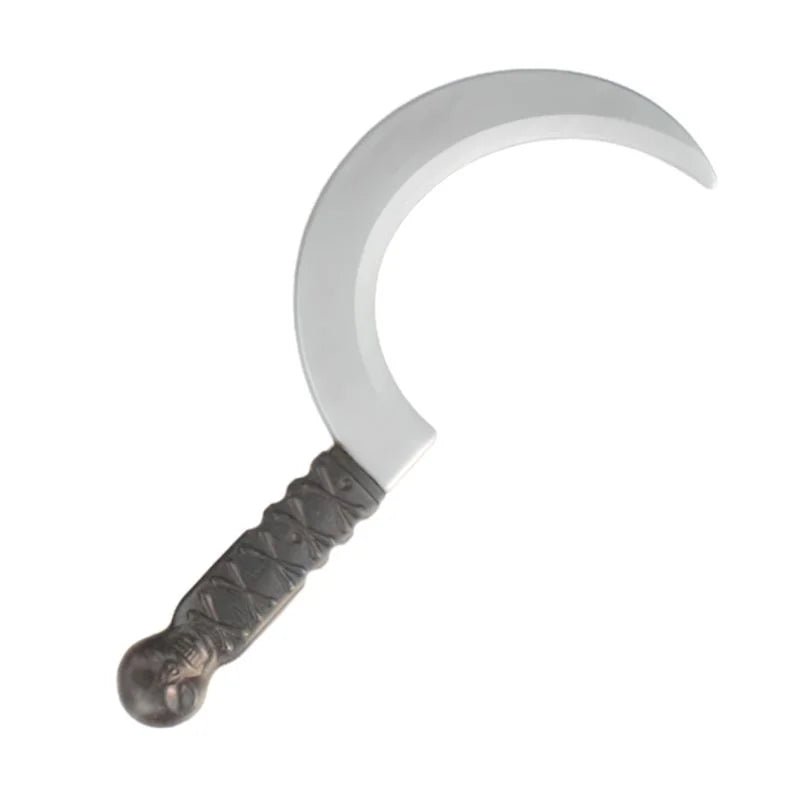 Fake Curved Sickle Knife 34cm Halloween Accessories - Party Owls