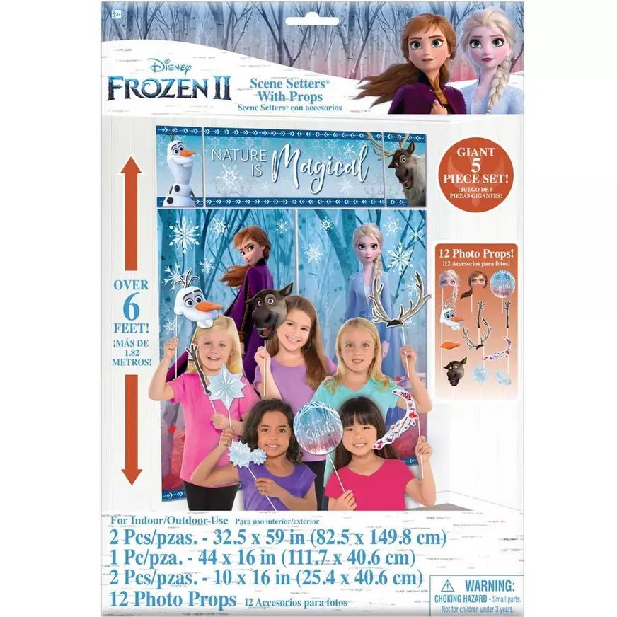 Frozen 2 Scene Setter With 12 Photo Props - Party Owls