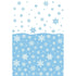 Frozen Snowflakes Plastic Table Cover 137cm x 213cm - Party Owls