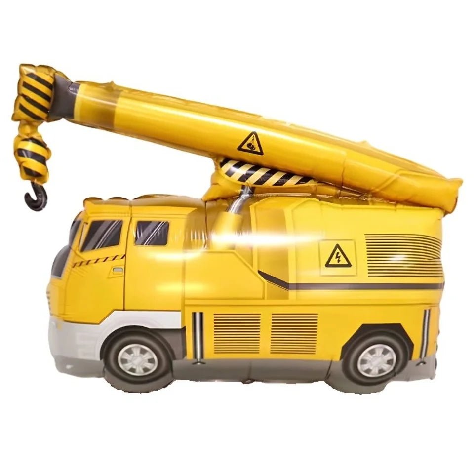 Giant Crane Truck Foil Balloon 83cm (32.5") - Party Owls