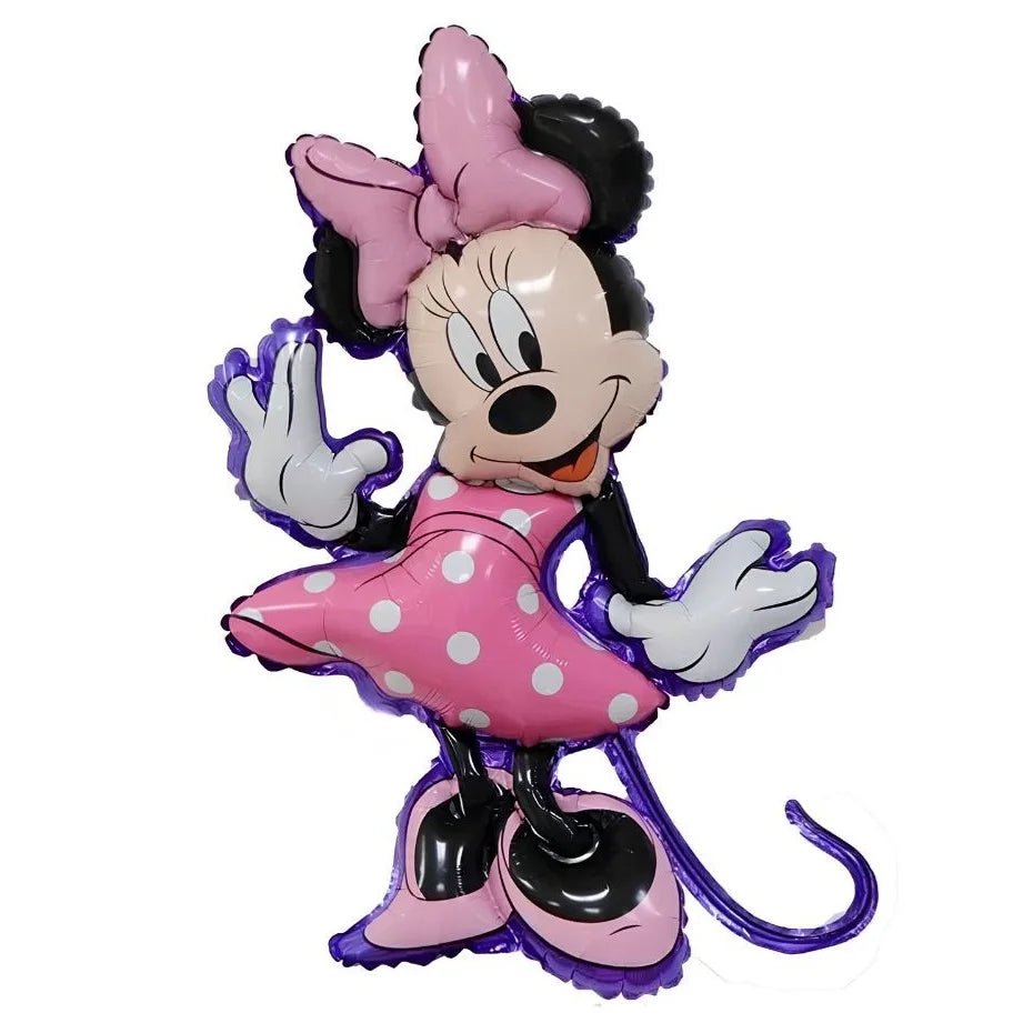 Giant Girl Cartoon Mouse Foil Balloon 80cm (31") - Party Owls