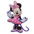 Giant Girl Cartoon Mouse Foil Balloon 80cm (31") - Party Owls