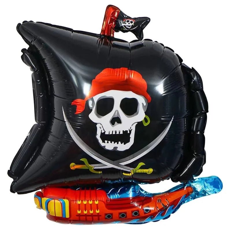 Giant Pirate Ship Foil Balloon 68cm (26.5") - Party Owls