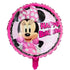 Girl Cartoon Mouse Foil Balloon 45cm (18") Round - Party Owls