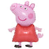 Girl Cartoon Pig Foil Balloon 73cm (28.5") Red - Party Owls
