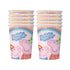 Girl Cartoon Pig Paper Cups 10pcs - Party Owls