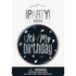 Glitz Black Birthday Badge 7.6cm (3") - It's My Birthday - Party Owls
