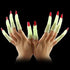Glow In The Dark Wicked Long Witch Nails - Party Owls