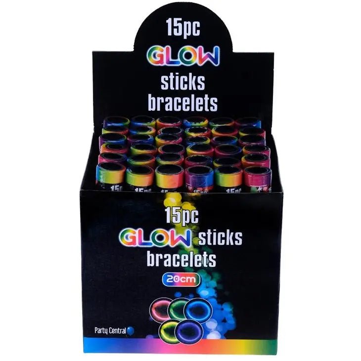 Glow Sticks 540pk (36 Tubes) Glow In The Dark Party Multi - colour - Party Owls