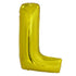 Gold Letter L Giant Alphabet Foil Balloon 86CM (34") - Party Owls