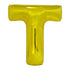 Gold Letter T Giant Alphabet Foil Balloon 86CM (34") - Party Owls