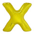 Gold Letter X Giant Alphabet Foil Balloon 86CM (34") - Party Owls