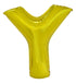 Gold Letter Y Giant Alphabet Foil Balloon 86CM (34") - Party Owls