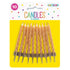 Gold Metallic Spiral Birthday Candles 10pk - Party Owls