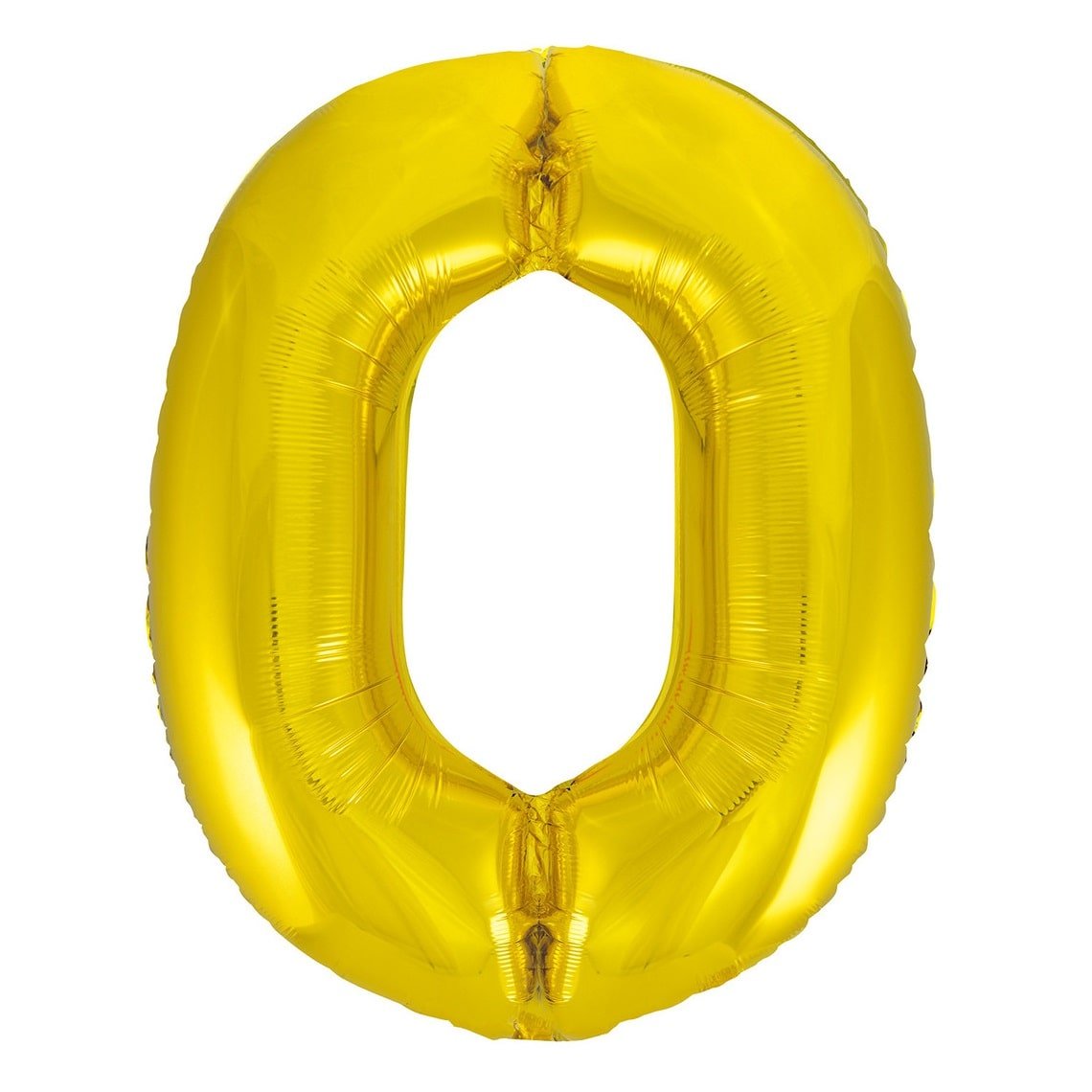 Gold Number 0 Giant Numeral Foil Balloon 86CM (34") - Party Owls