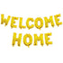 Gold "Welcome Home" Foil Letter Balloons Banner Kit 40cm (16") - Party Owls