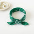 Green Paisley Bandana Head Wrap Neck Scarf Mask - Party Owls