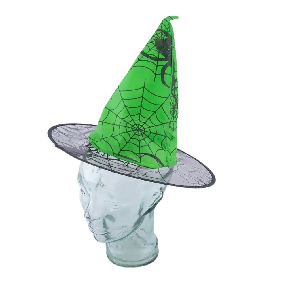 Green Witch Hat Kids Size Halloween Accessories - Party Owls
