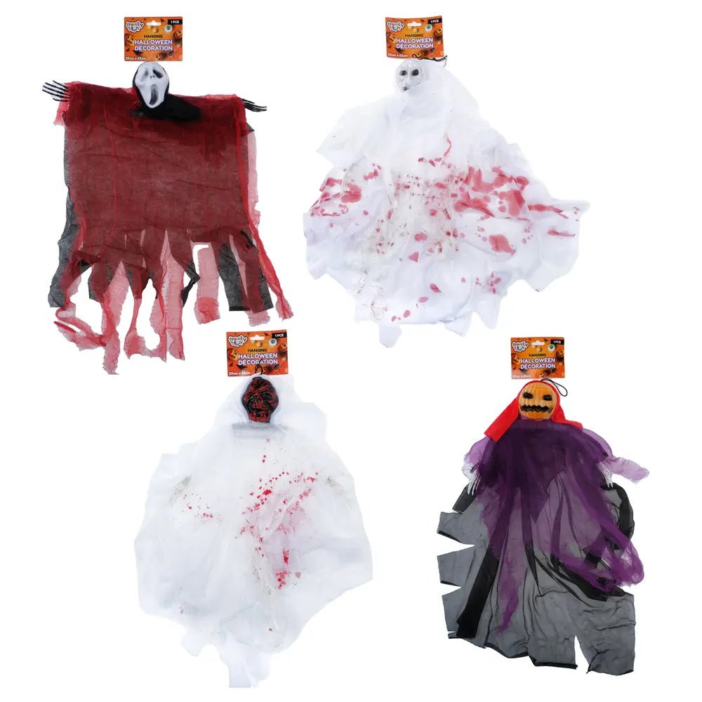 Halloween Hanging Decoration 1pc 35cm x 58cm (4 Assorted Designs) - Party Owls
