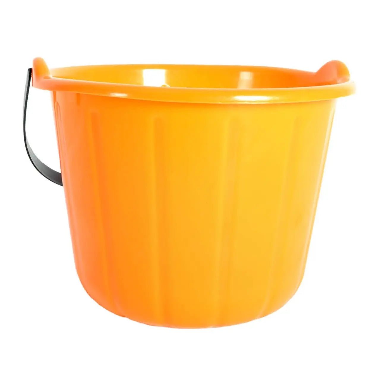 Halloween Trick Or Treat Orange Plastic Pumpkin Bucket - Party Owls