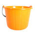 Halloween Trick Or Treat Orange Plastic Pumpkin Bucket - Party Owls
