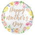 Happy Mother's Day Pastel Floral Foil Balloon 45cm (18") - Party Owls