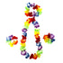 Hawaiian Rainbow Flower Leis Set 4pcs Multi - coloured - Party Owls