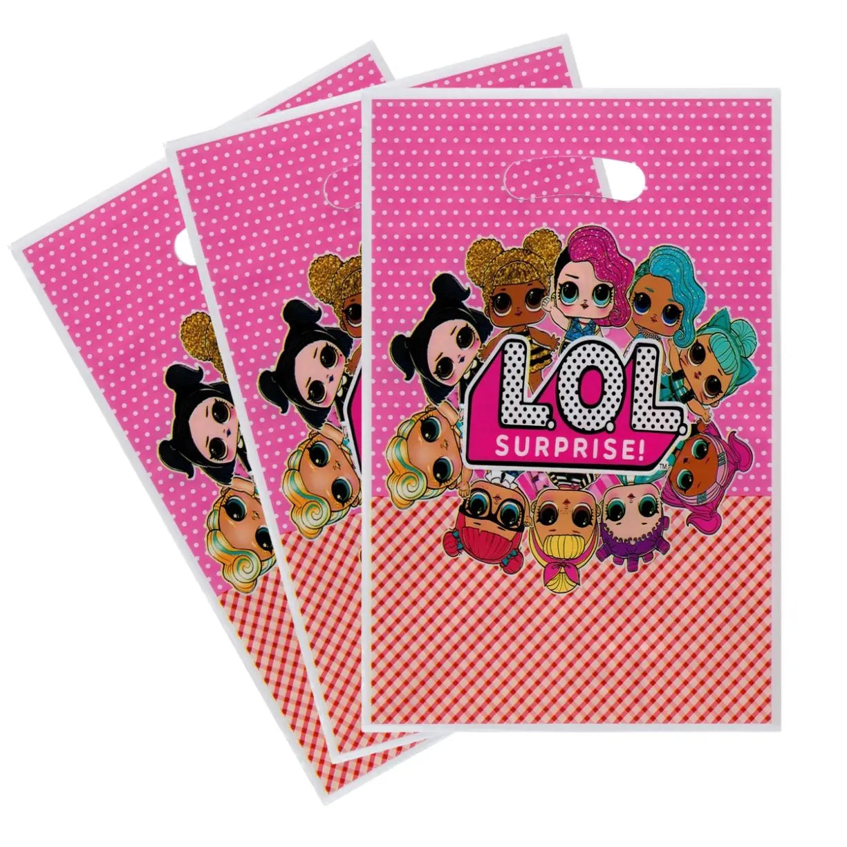 LOL Dolls Plastic Party Bags 10pk