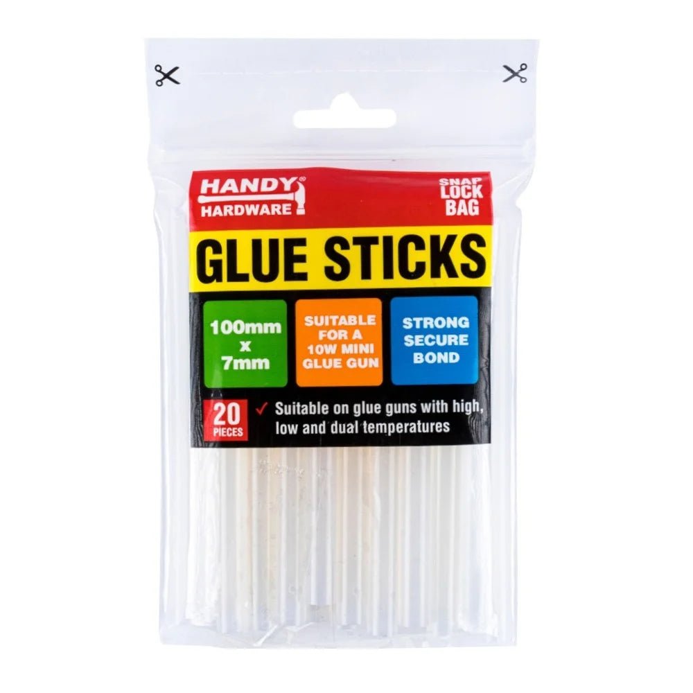 Hot Glue Gun Melt Glue Sticks 20pcs 100mm x 7mm (Suitable with 10W Glue Gun) - Party Owls