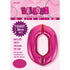Hot Pink Number "0" Giant Numeral Foil Balloon 86cm (34") - Party Owls
