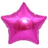 Hot Pink Star Shape Foil Balloon 45cm (18") - Party Owls