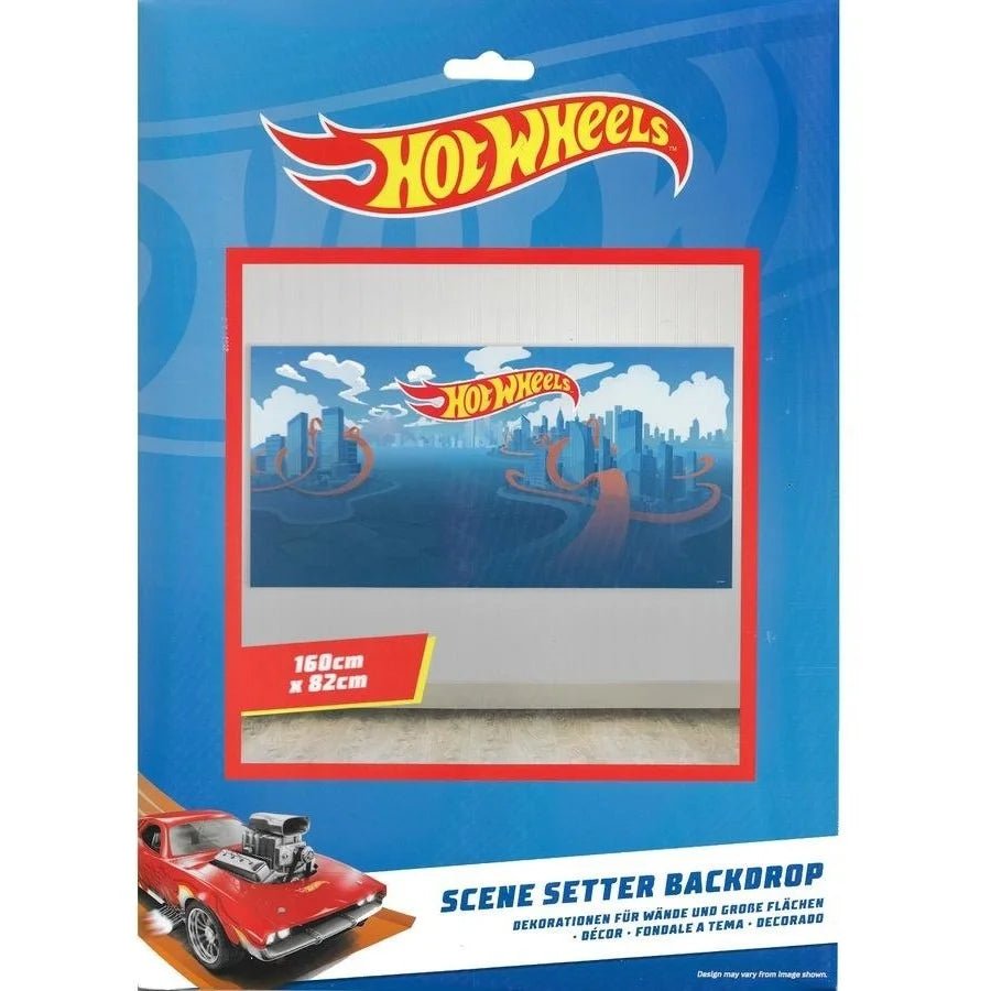Hot Wheels Scene Setter 160cm x 82cm Backdrop - Party Owls