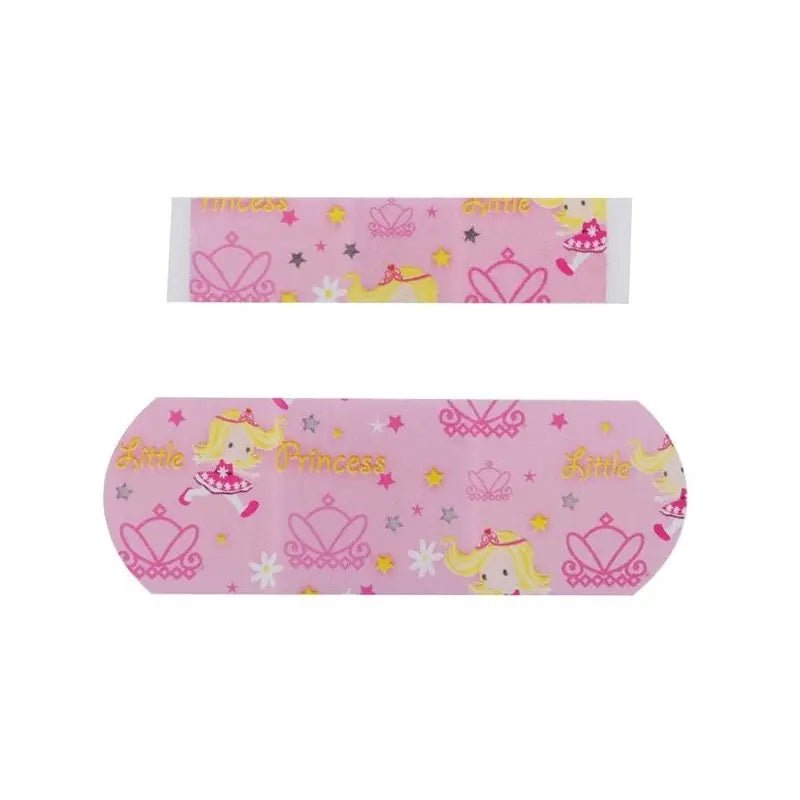 Kids Bandage Strips Little Princess 2 Assorted Sizes 50pk Plastic (PE) - Party Owls