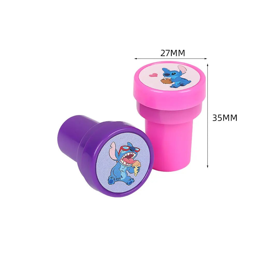 Kids Stamps 12pcs Blue Alien Toys Party Favours - Party Owls