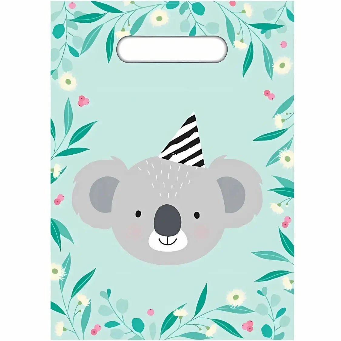 Koala Plastic Party Bags 8pk - Party Owls
