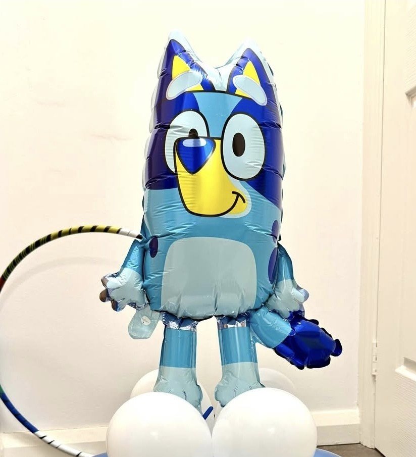 Large Blue Heeler Puppy Foil Balloon 69cm (27") - Party Owls
