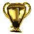 Large Golden Trophy Foil Balloon 64cm (25") Champion  1 - Party Owls