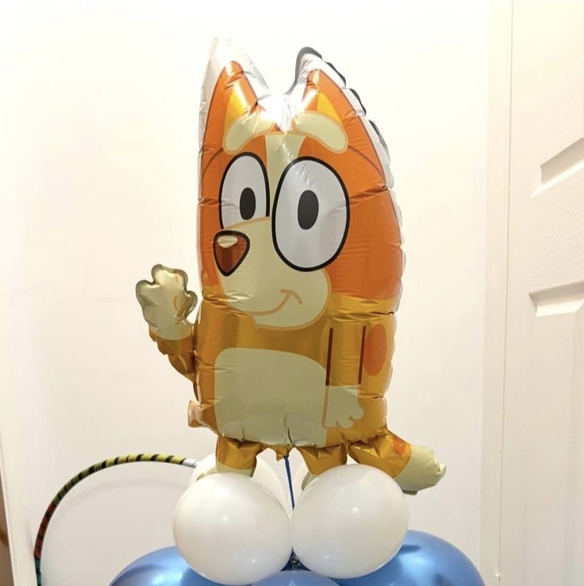 Large Orange Heeler Puppy Foil Balloon 66cm (26") - Party Owls