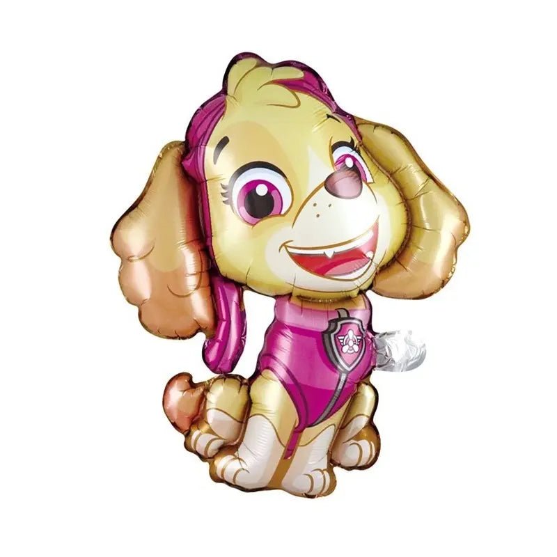 Large Pink Rescue Hero Pup Foil Balloon 58cm (22.5") - Party Owls