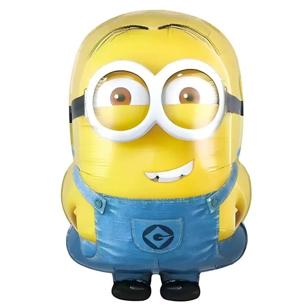 Large Yellow Cartoon Figure Foil Balloon 70cm (27.5") - Party Owls