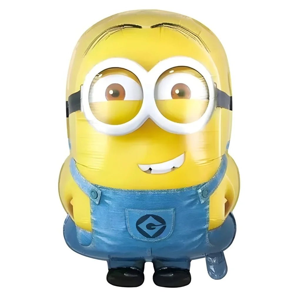 Large Yellow Cartoon Figure Foil Balloon 70cm (27.5") - Party Owls