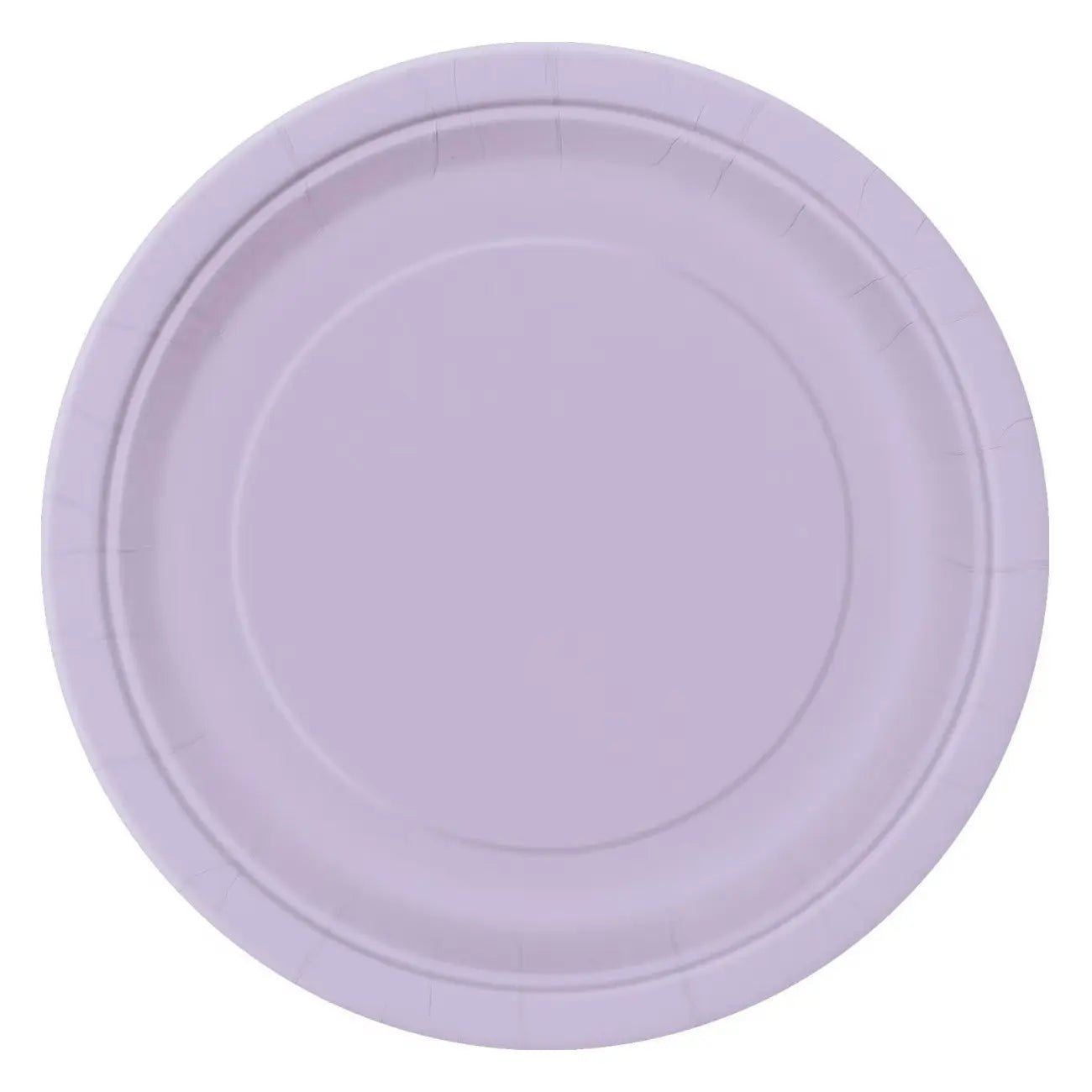 Lavender Solid Colour Small Paper Plates 18cm (7") 8pk - Party Owls