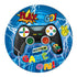 Level Up Video Gaming Small Paper Plates 18cm (7") 10pcs - Party Owls