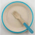 Light Blue Wooden Forks 155mm 10pk Cutlery Pack - Party Owls