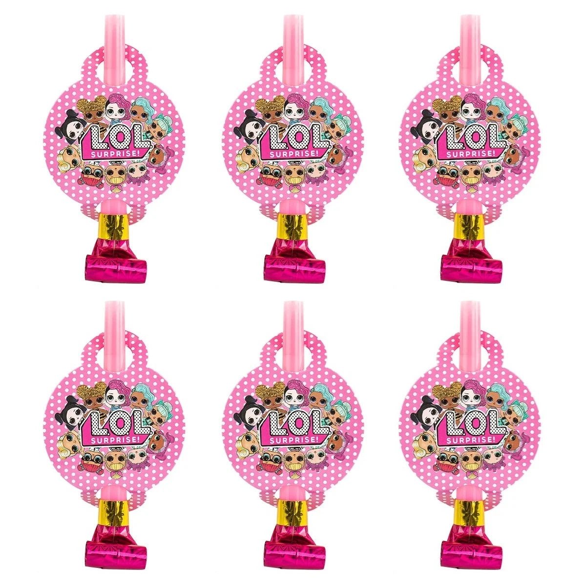 LOL Dolls Blowouts 6pcs Party Favours - Party Owls