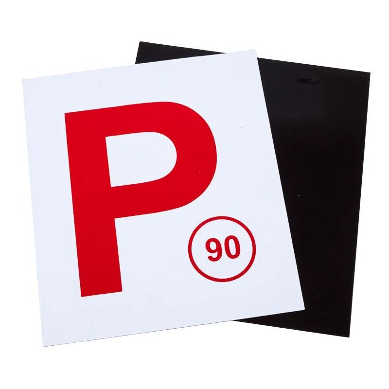 Magnetic Red P Plates 2pcs - NSW - Party Owls