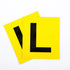 Magnetic Yellow L Plates 2pcs - All States - Party Owls