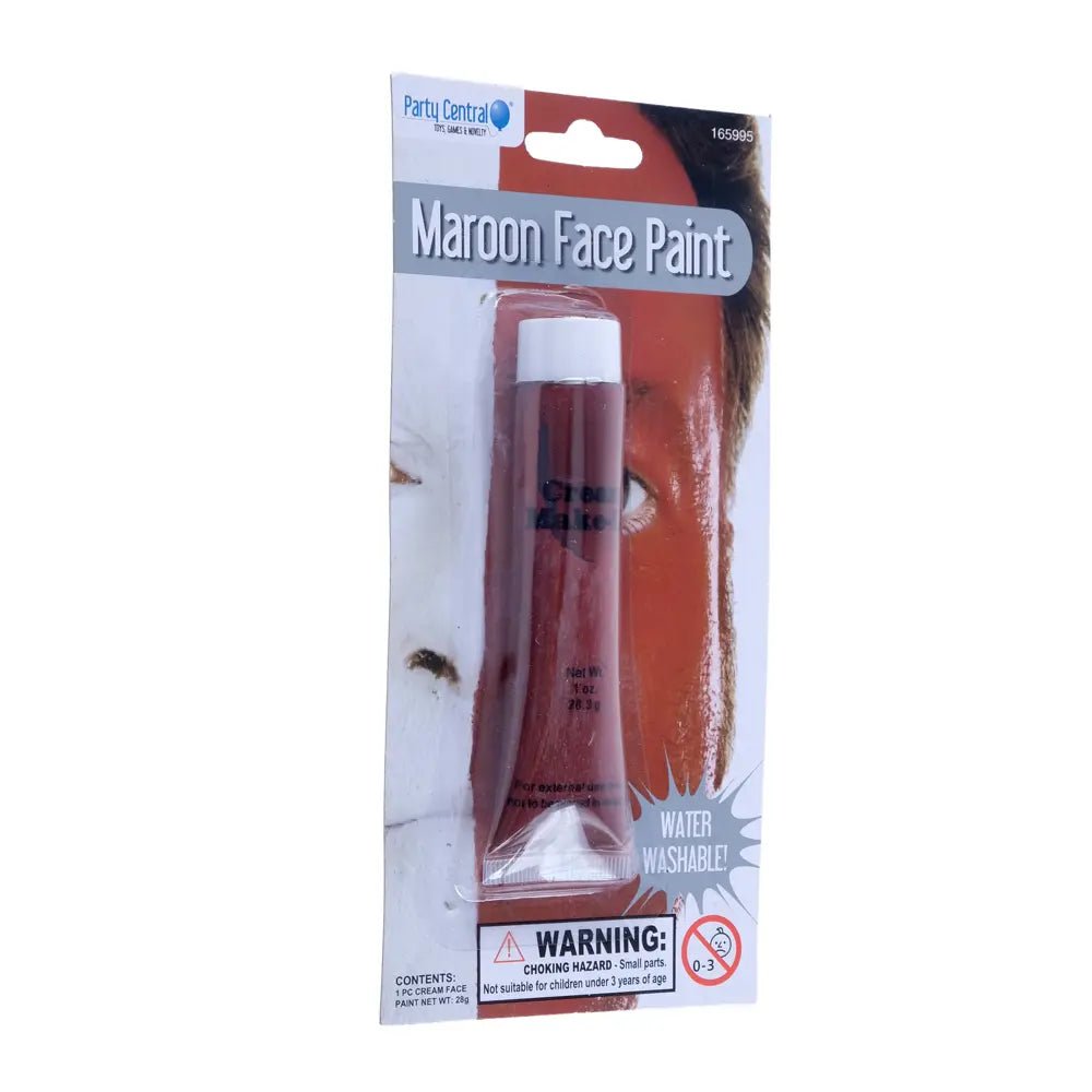 Maroon Face Paint 28g (1 oz.) - Party Owls