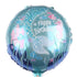 Mermaid Birthday Foil Balloon 45cm (18") Round - Party Owls