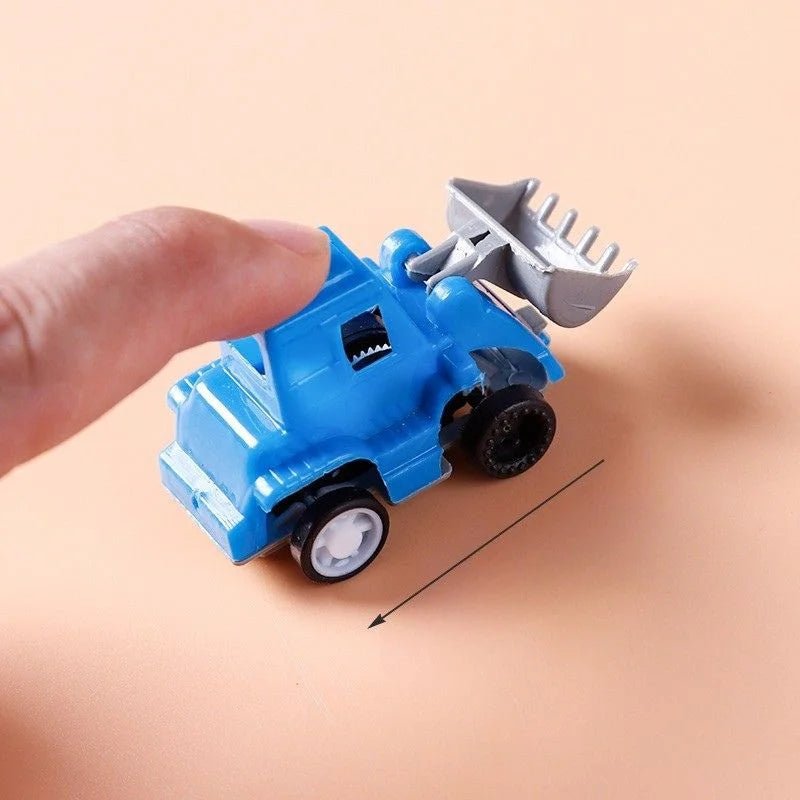Mini Pull Back Construction Vehicles 8pcs Party Favours - Party Owls